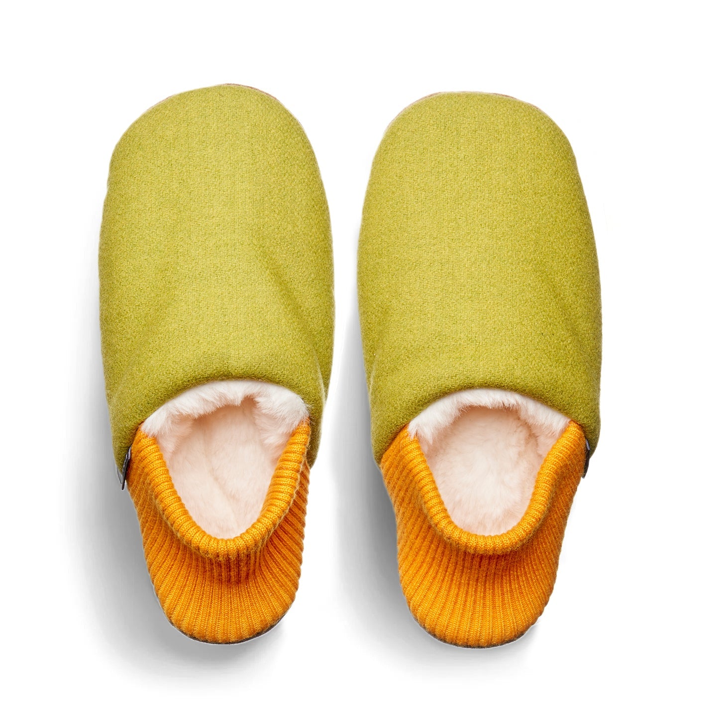 Burel Wool House Shoes - Fur-Lined