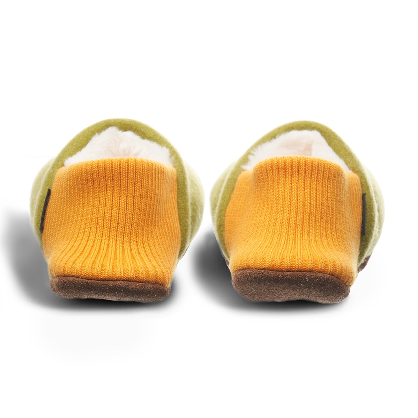 Burel Wool House Shoes - Fur-Lined