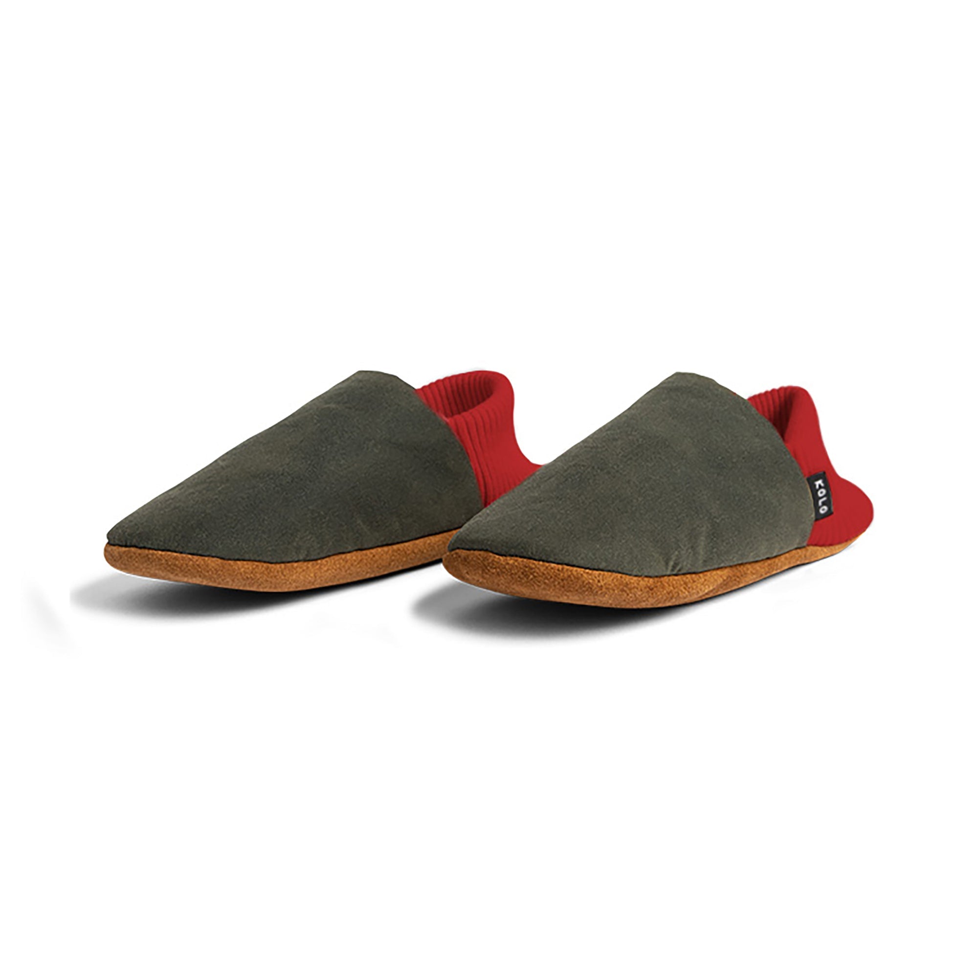 Aberdeen Waxed Canvas House Shoes - Sherpa-Lined