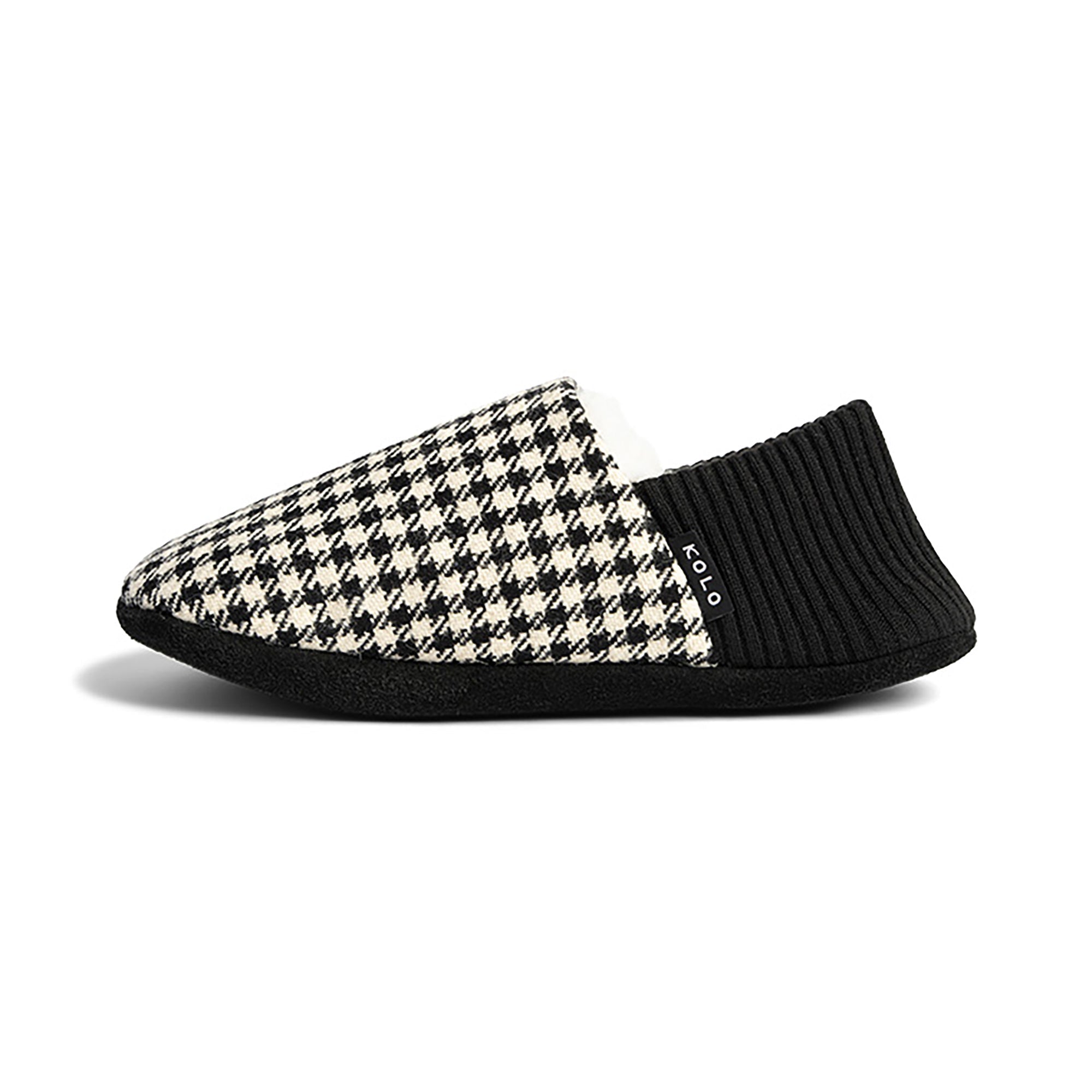 Finn Tweed House Shoes - Fur-Lined