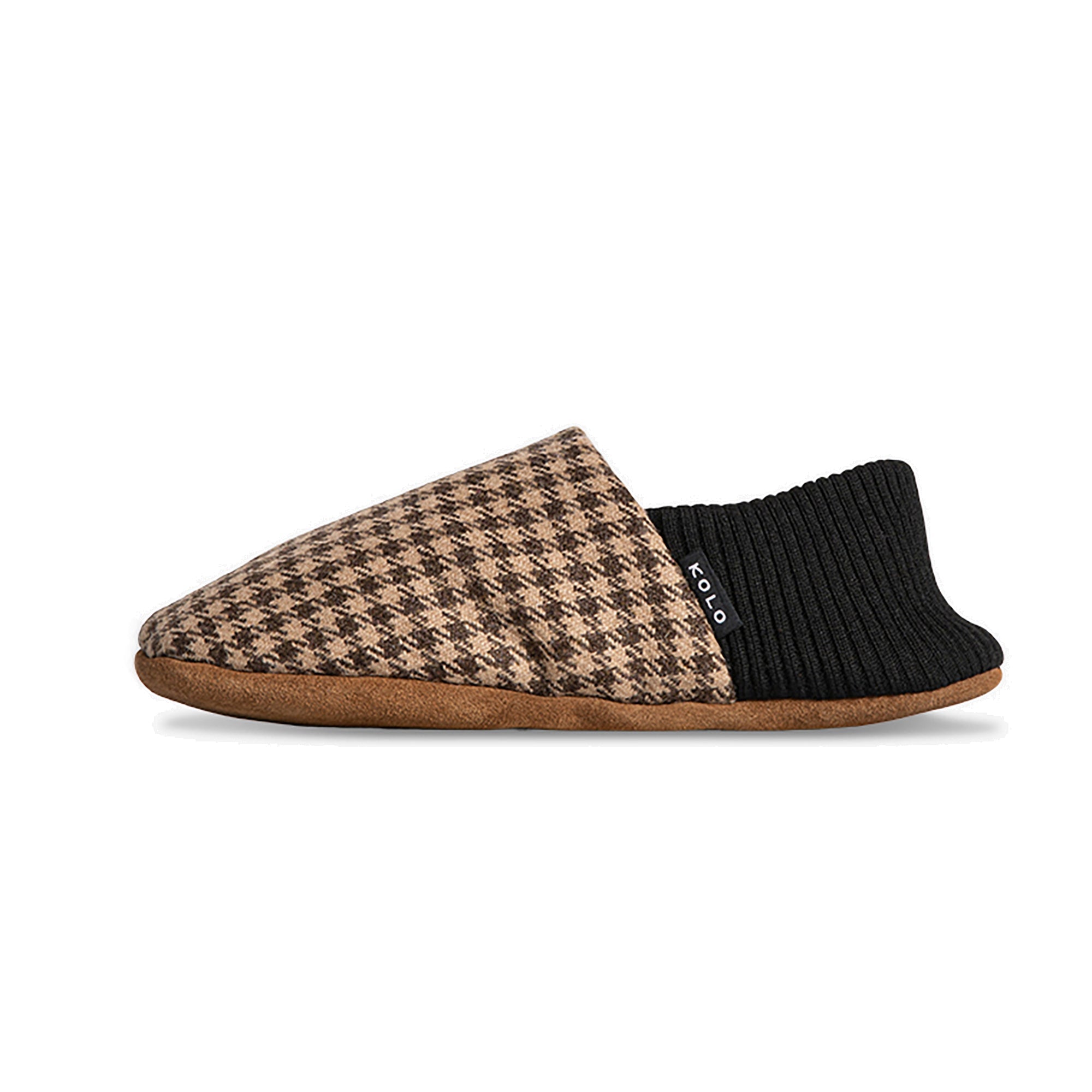 Finn Tweed House Shoes - Fur-Lined