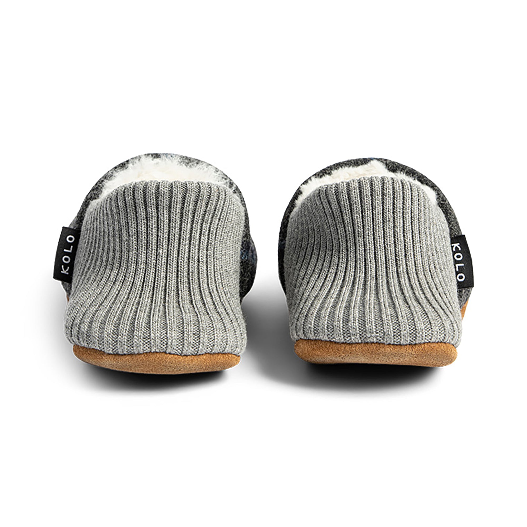 Finn Tweed House Shoes - Fur-Lined