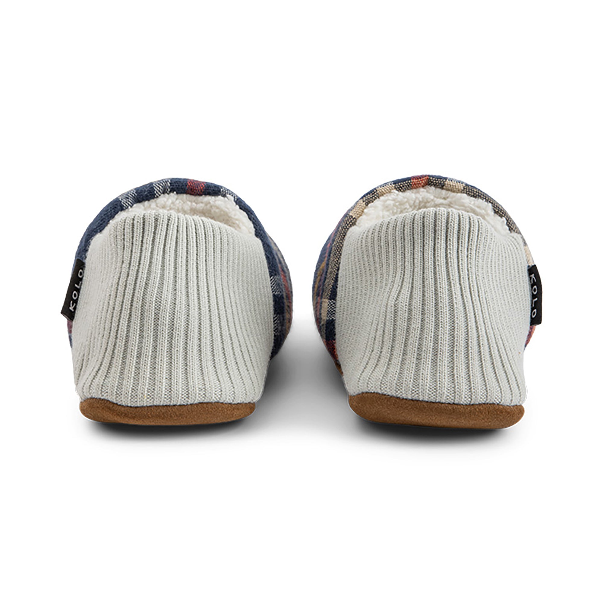 Nico Chamois Plaid House Shoes - Sherpa-Lined