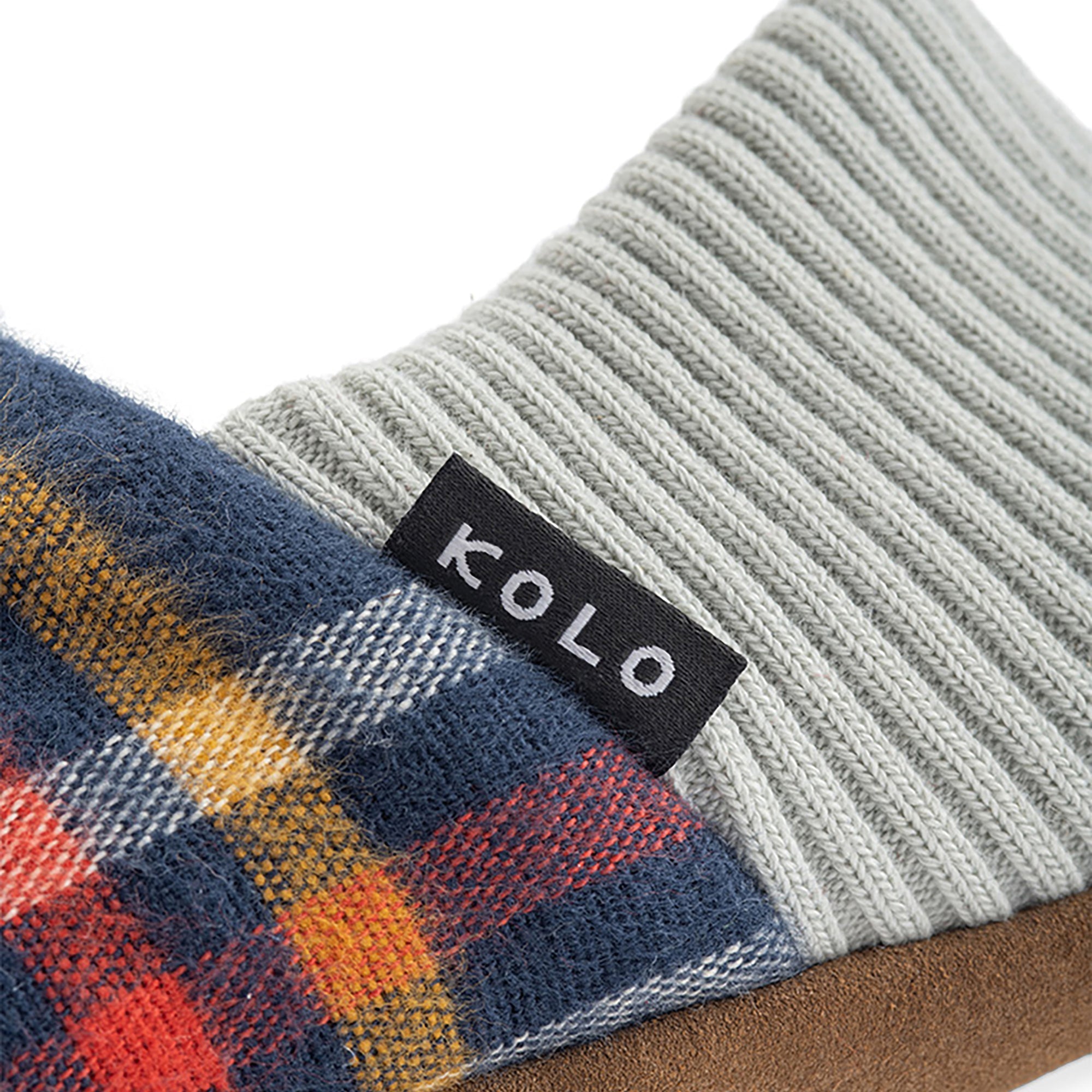 Nico Chamois Plaid House Shoes - Sherpa-Lined
