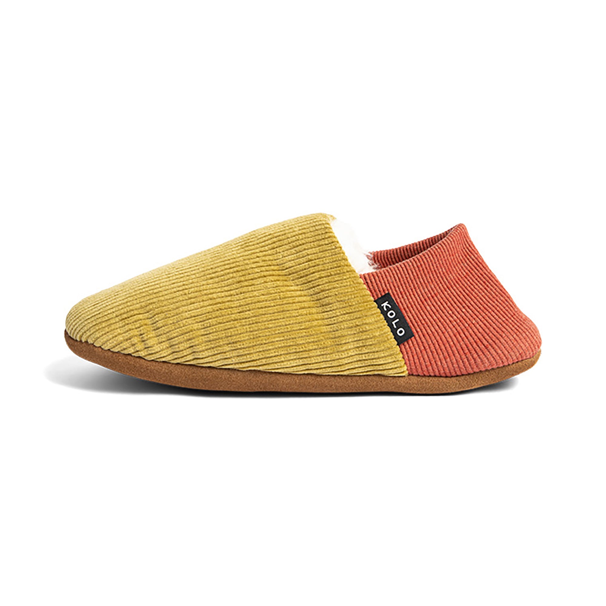 Willer Corduroy House Shoes - Fur-Lined