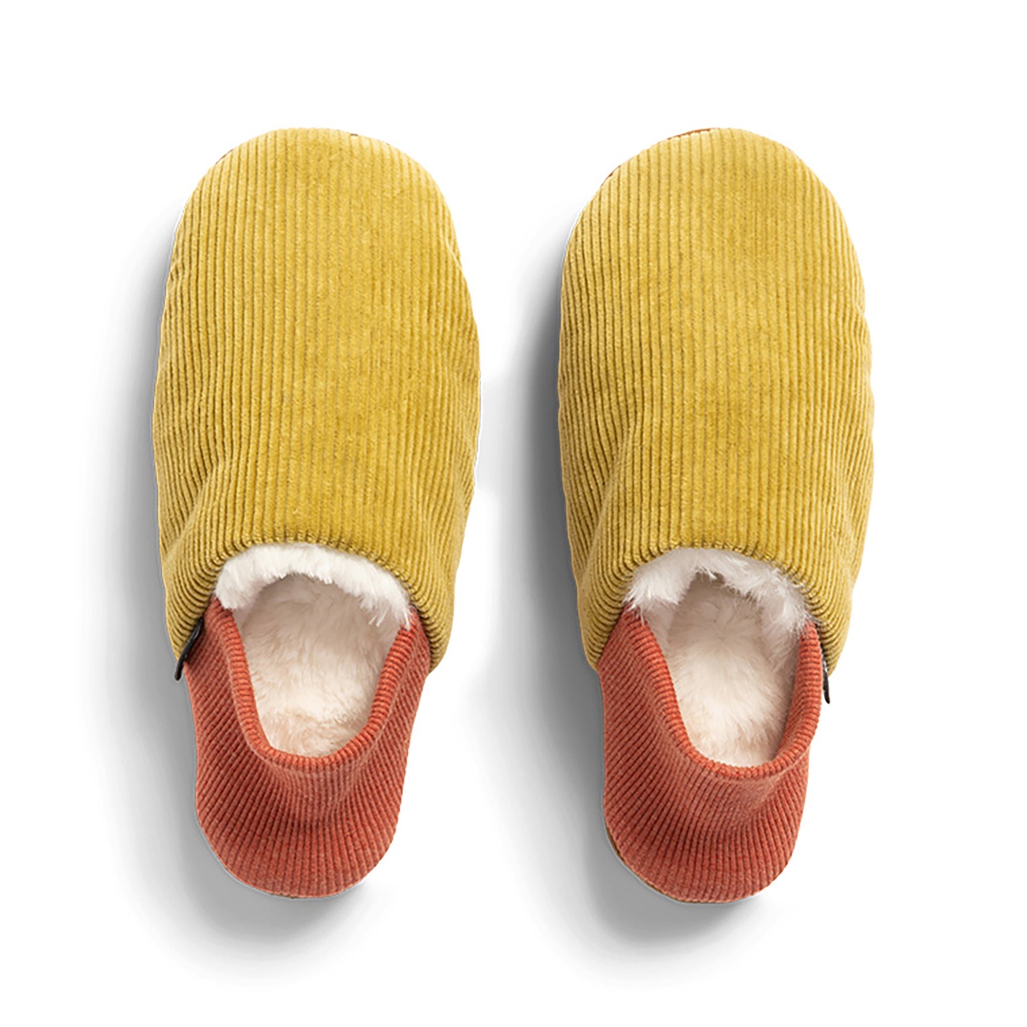 Willer Corduroy House Shoes - Fur-Lined