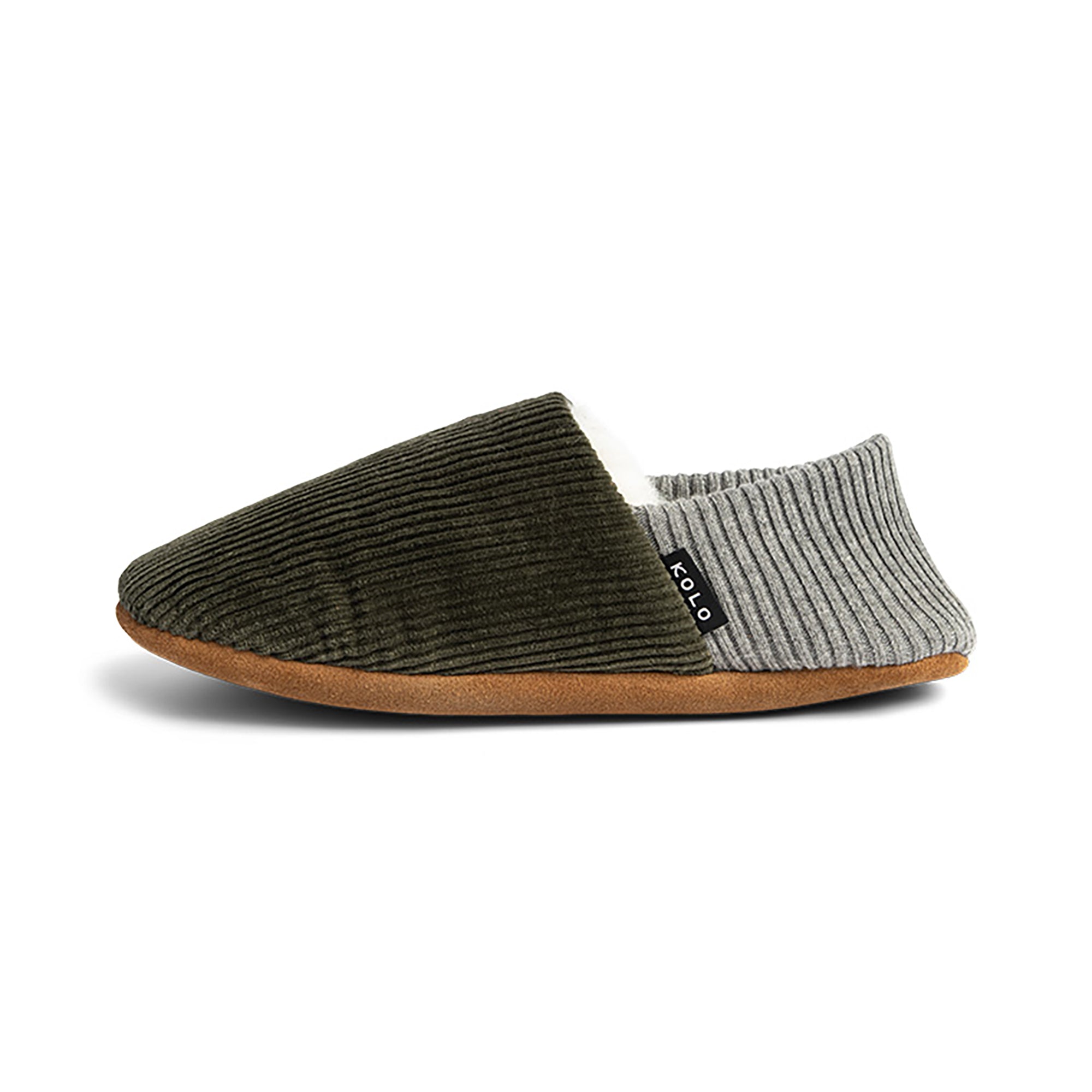 Willer Corduroy House Shoes - Fur-Lined