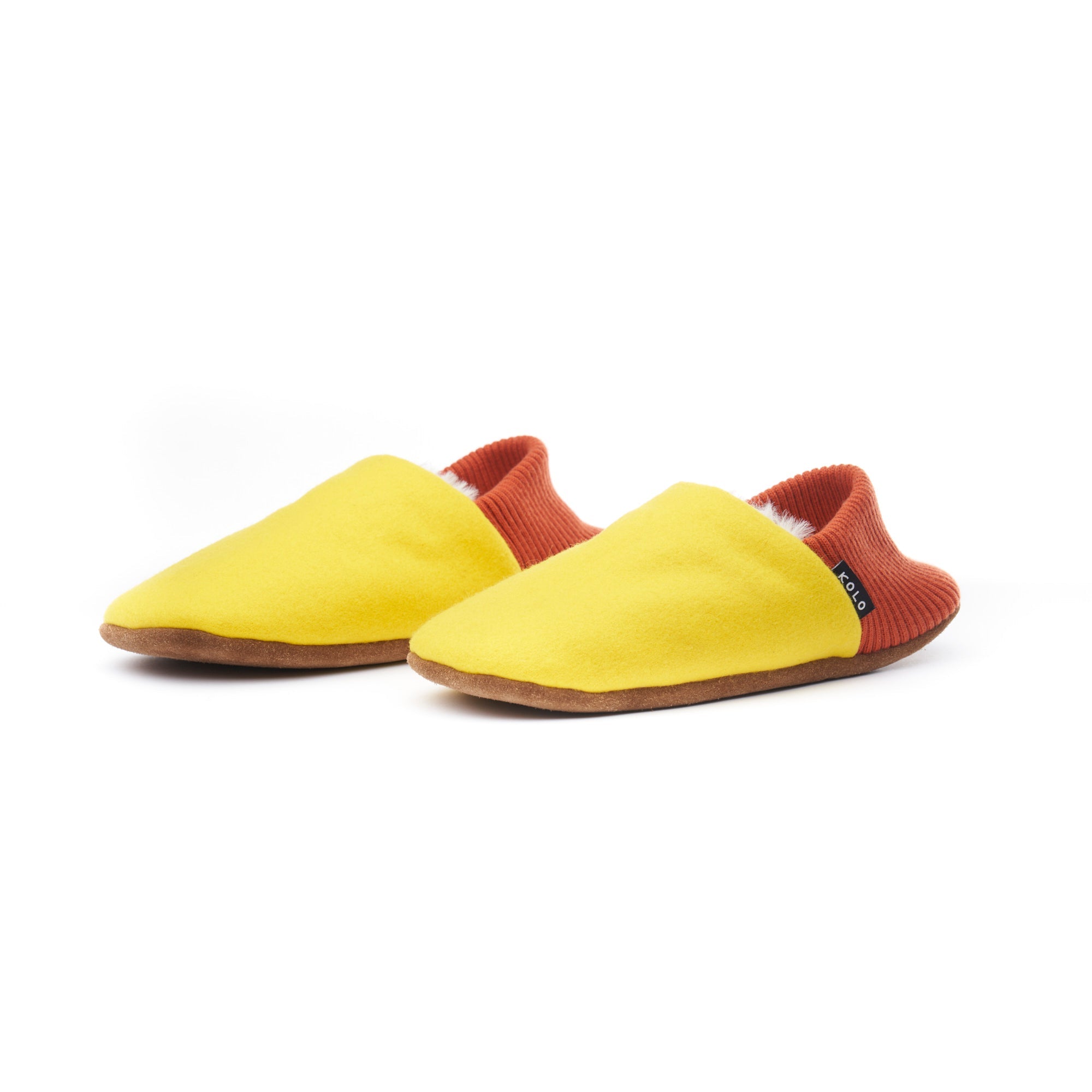 Burel Wool House Shoes - Fur-Lined