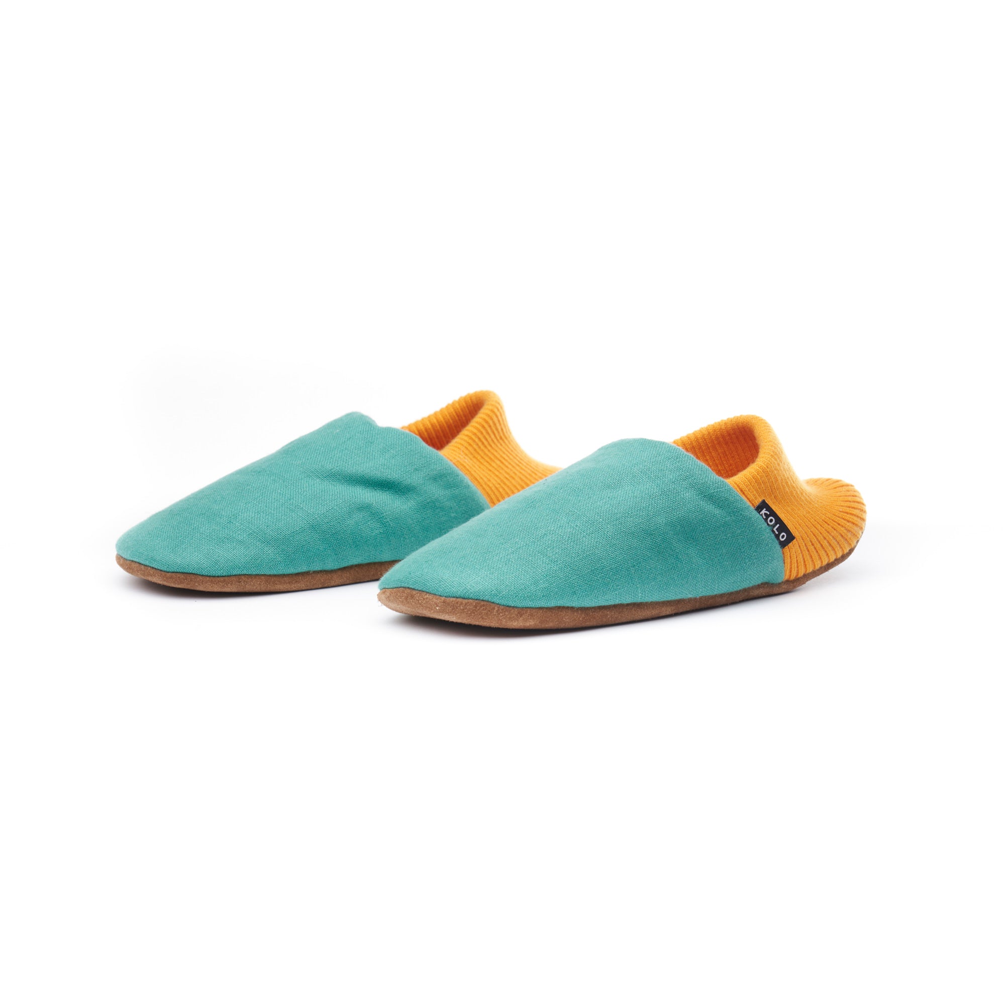 Damson Linen House Shoes