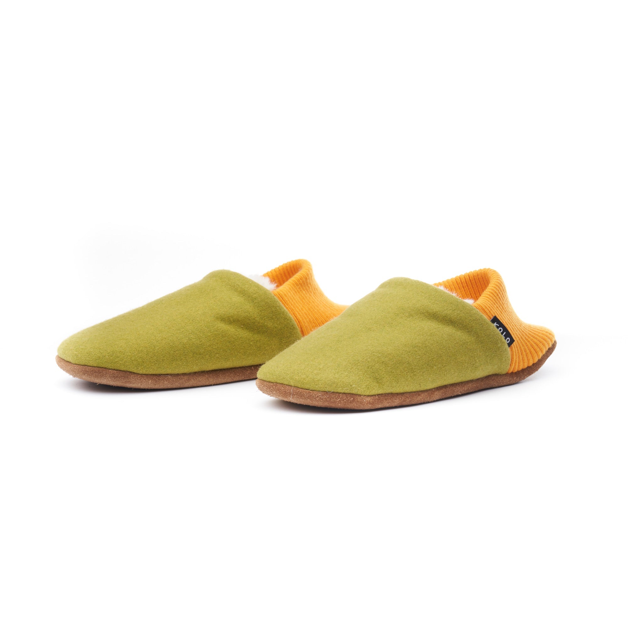 Burel Wool House Shoes - Fur-Lined
