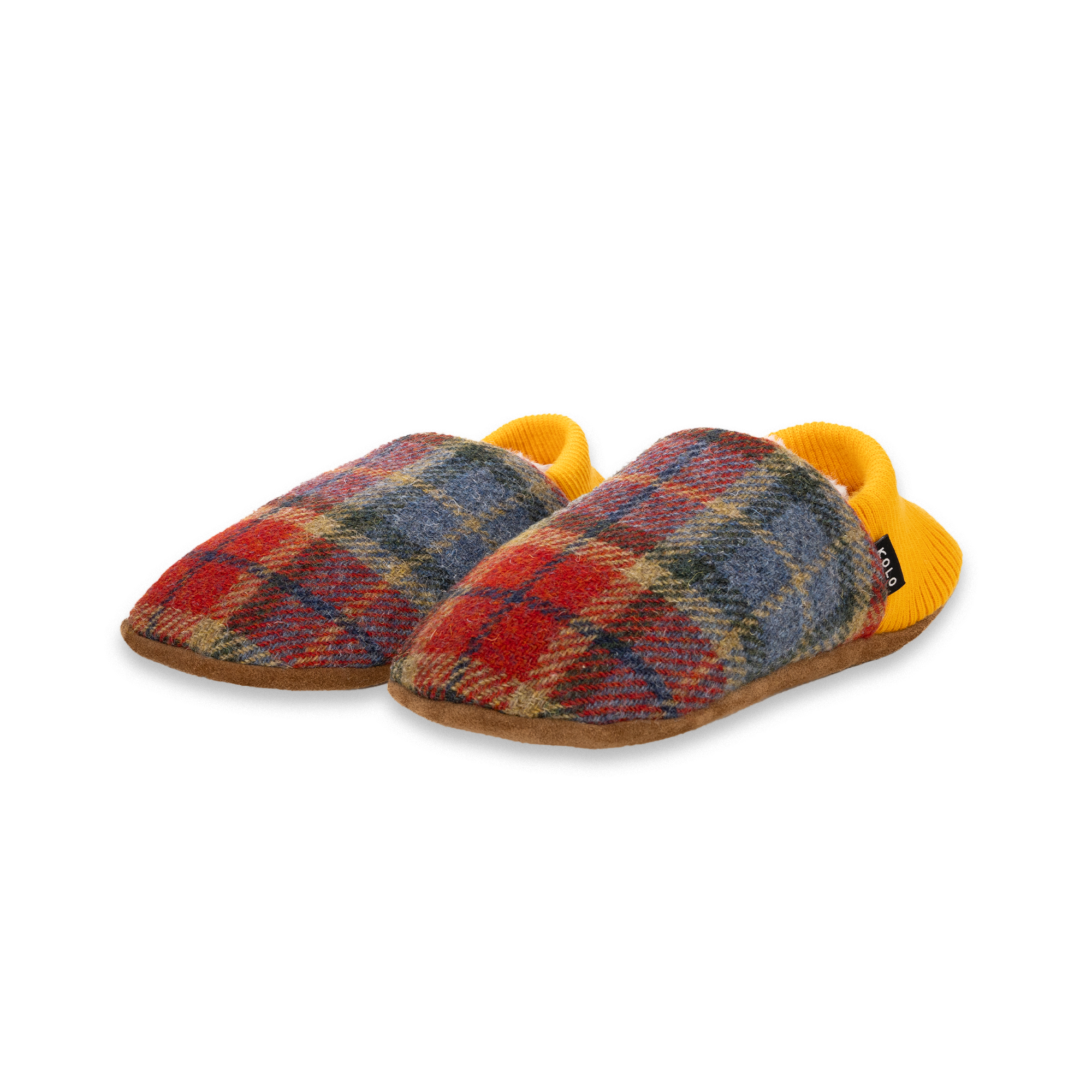 Finn Tweed House Shoes - Fur-Lined