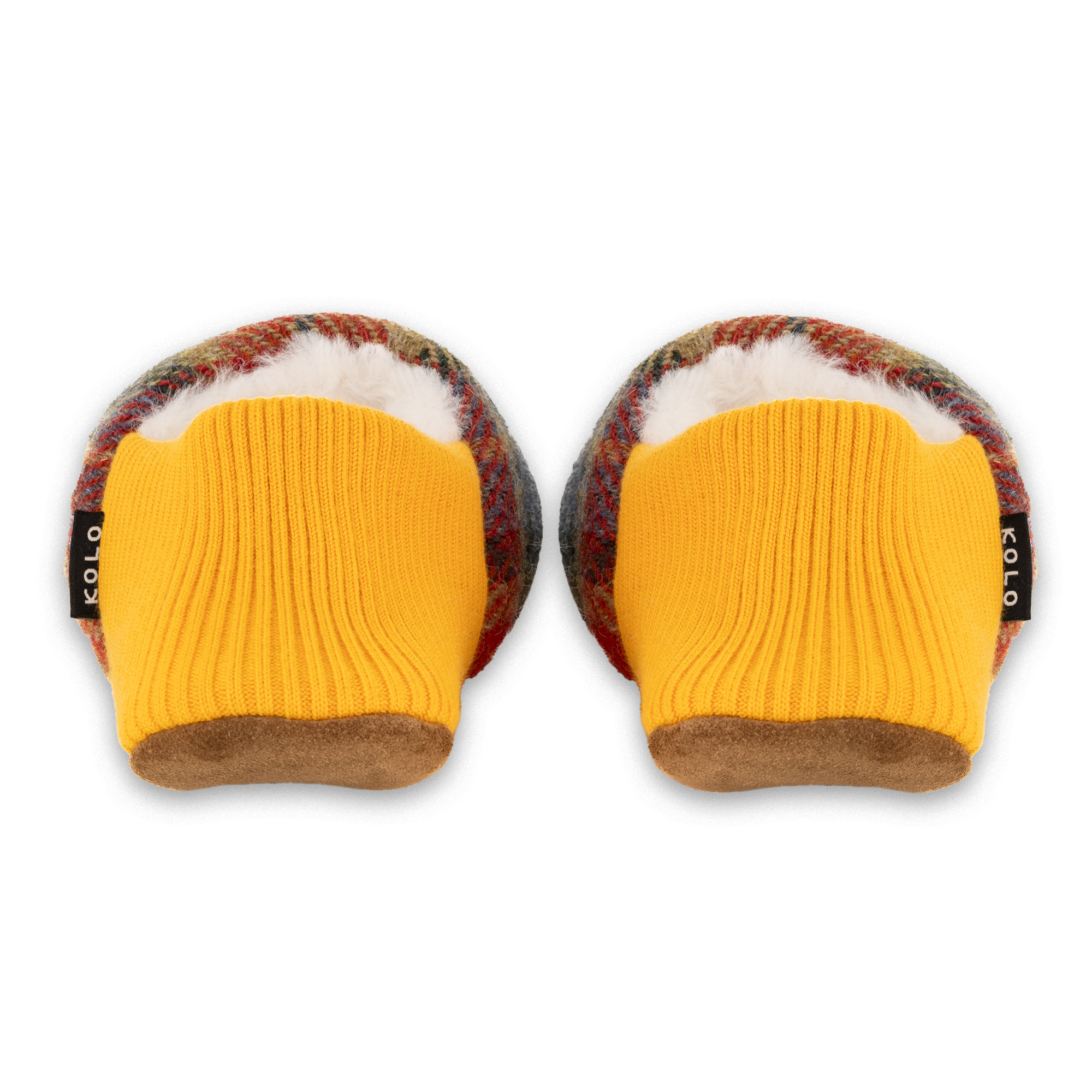 Finn Tweed House Shoes - Fur-Lined
